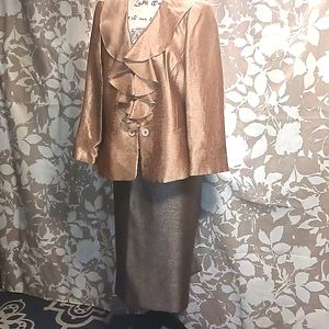 Anne Klein Jacket & Kasper Skirt Size 12